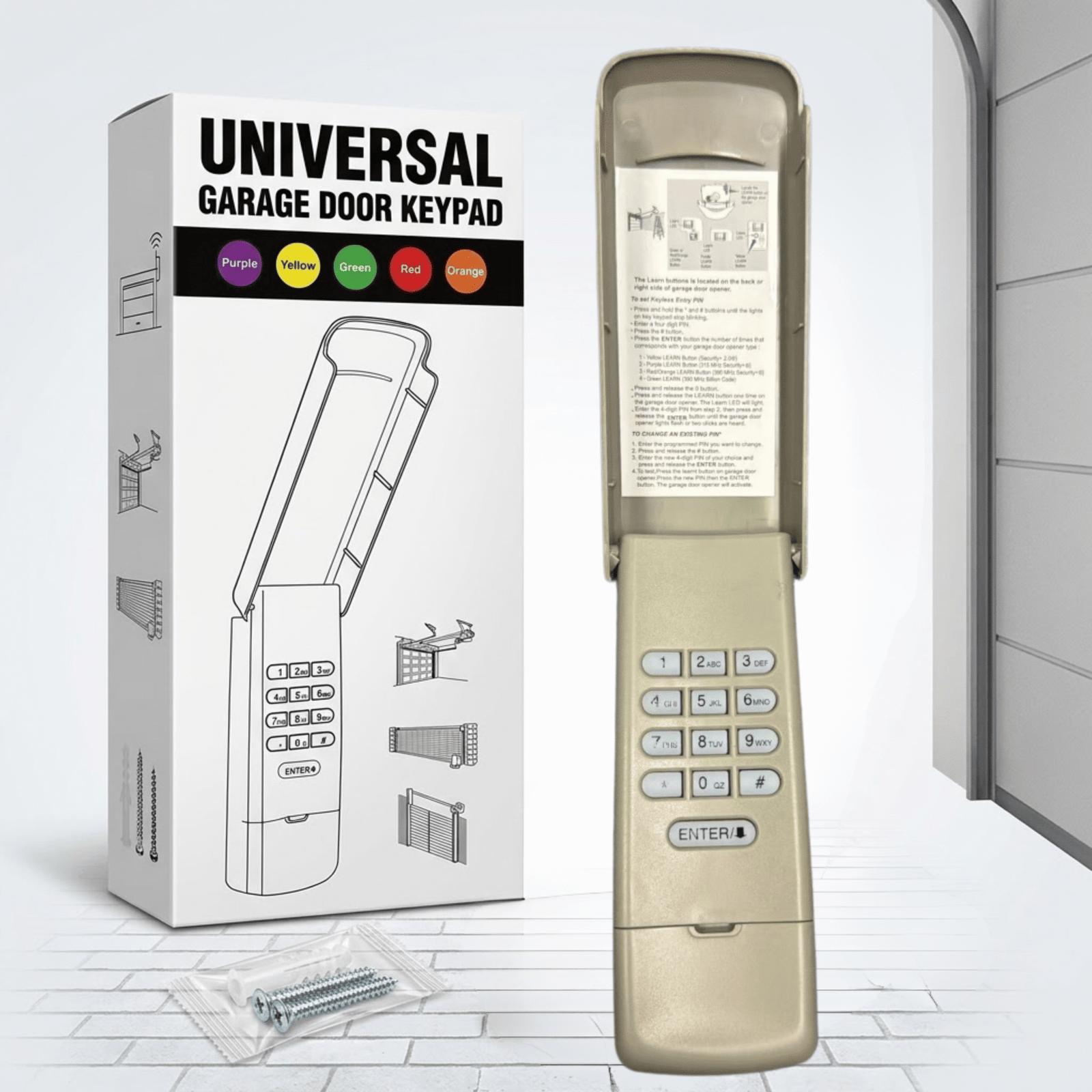 Universal Garage Door Keypad